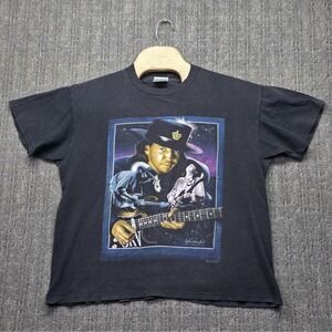 Vintage 1991 Stevie Ray Vaughan T-Shirt XL Brockum USA Single Stitch 90s Band